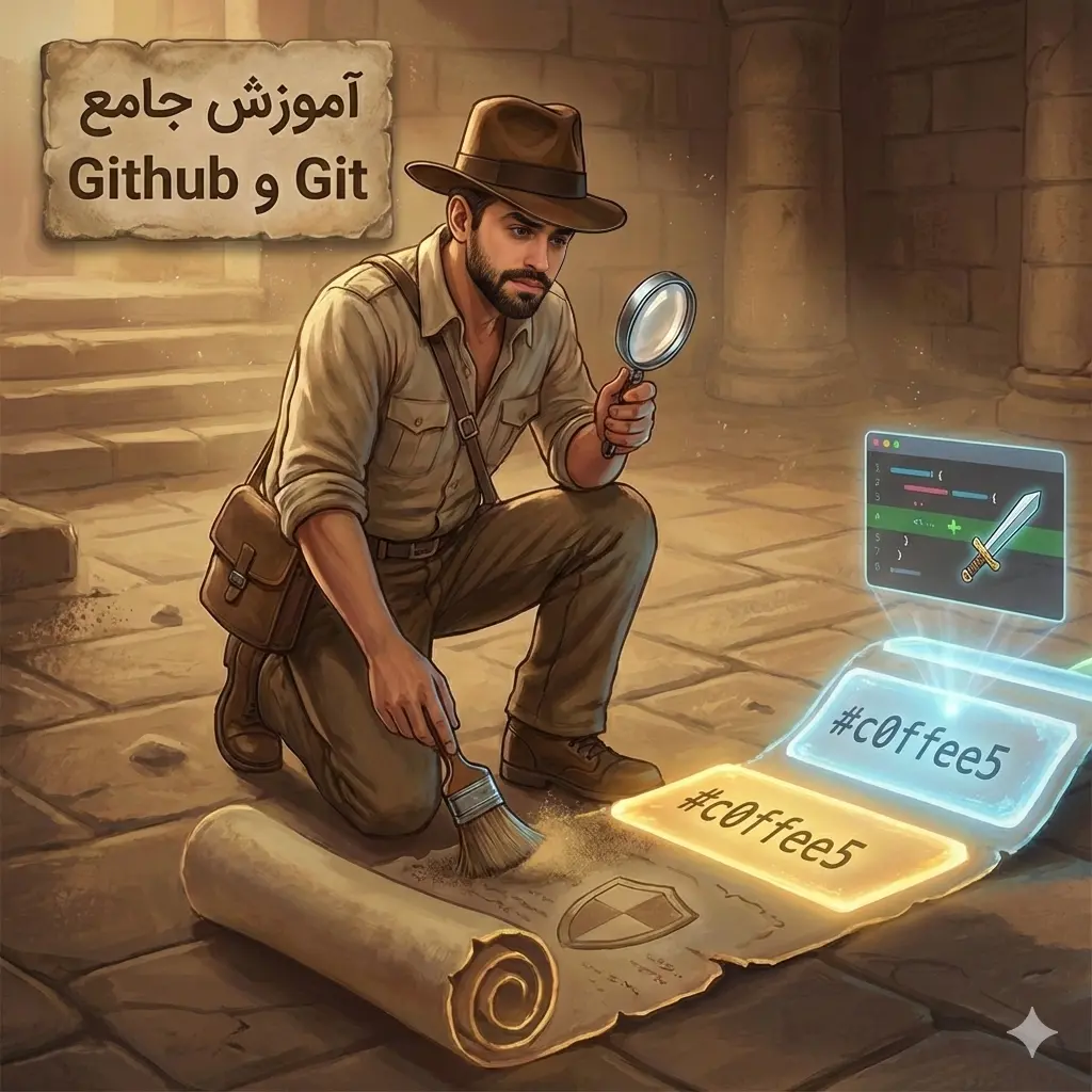 آموزش جامع Git و Github: از اولین کامیت تا حرفه ای شدن در کار تیمی