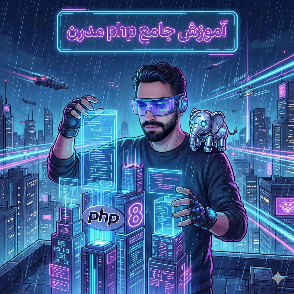 آموزش جامع PHP مدرن، از صفر مطلق تا توسعه دهنده حرفه ای